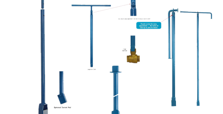 gate valve wrenches and accessories