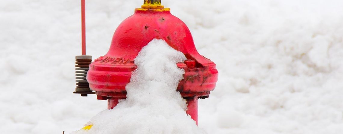 hydrant in snow