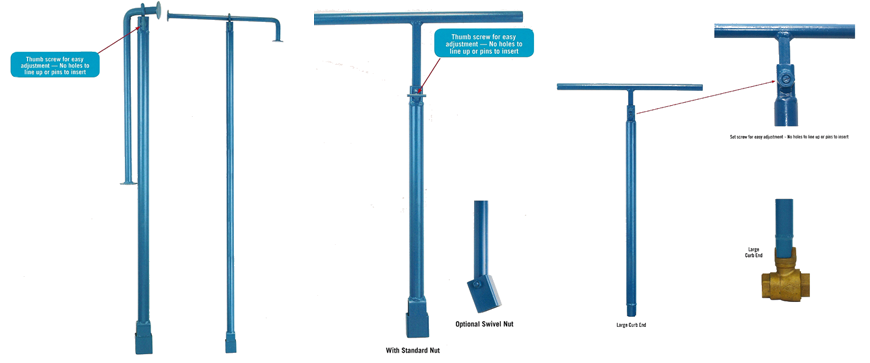 telescopic top riser